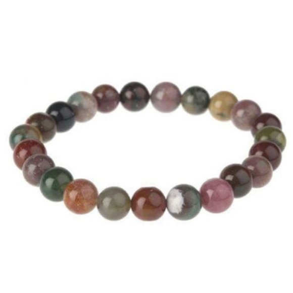 lee sands Jewelry - Lee Sands Multicolor Jasper Beads Stretch Bracelet